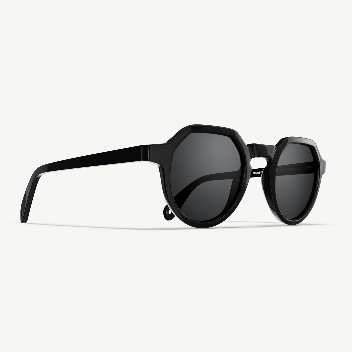 Arlo polarized geometric panto-style sunglasses from VALLON