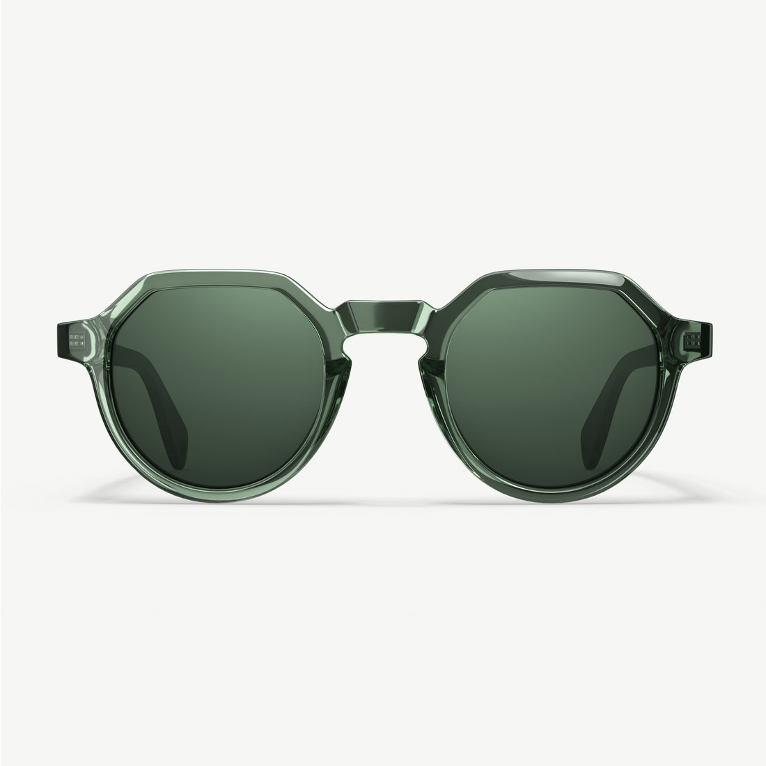 Arlo polarized geometric panto-style sunglasses from VALLON
