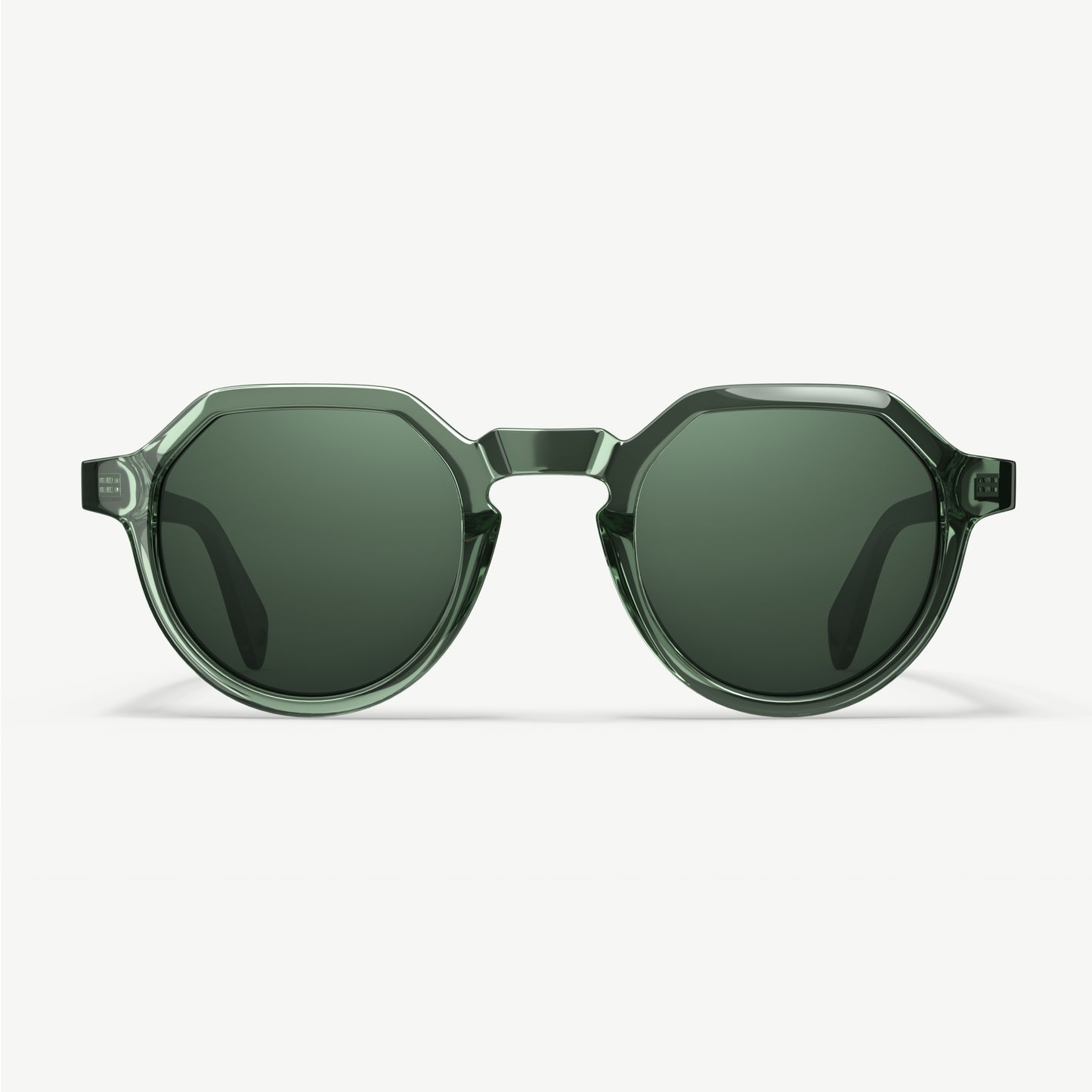 Arlo polarized geometric panto-style sunglasses from VALLON