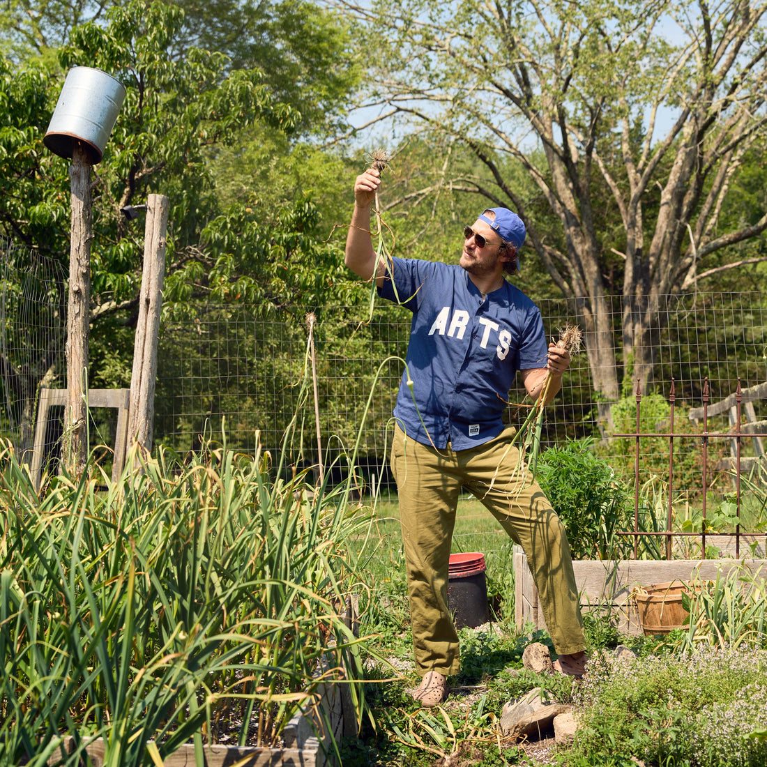 Brad Leone gardening