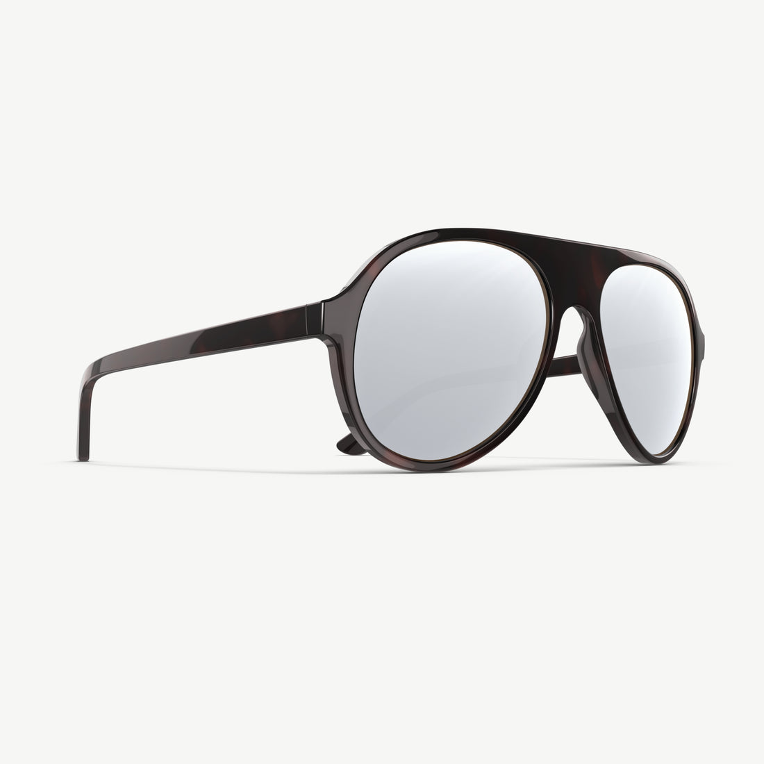 VALLON 80s-inspired Hazlewood sunglasses with full-mirror V52 lenses for skiing