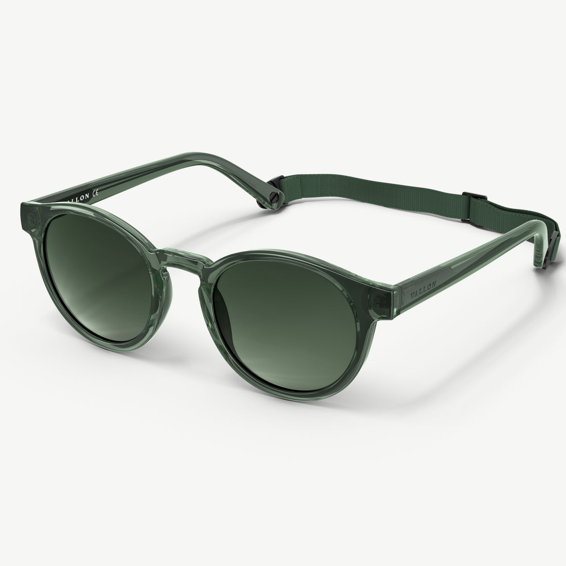 VALLON bestselling Waylons round acetate sunglasses with detachable sports headstrap