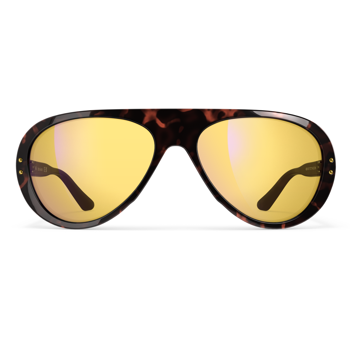 RoyalEnfieldMotoAviators_Dark Tortoise Yellow-frontview_new
