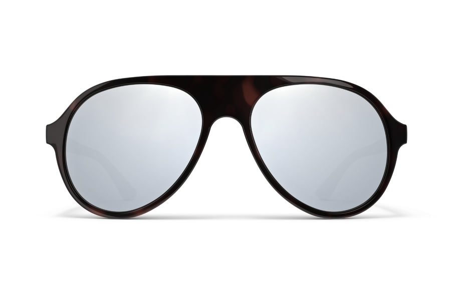 Hazlewood sunglasses in dark tortoise by VALLON
