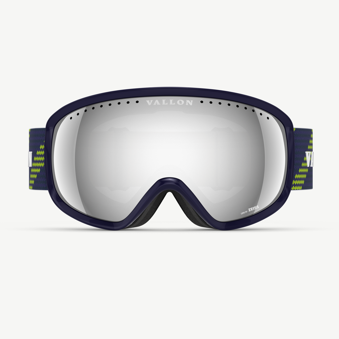 VALLON 80s-inspired retro Freebirds ski goggles in Purple-Silver