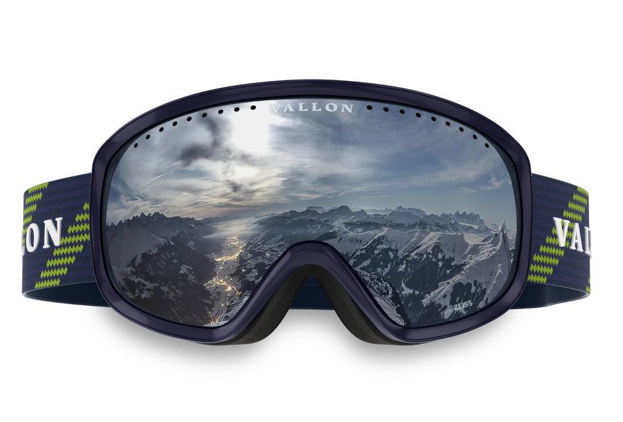 Freebirds goggle from VALLON in purple with mirror lens