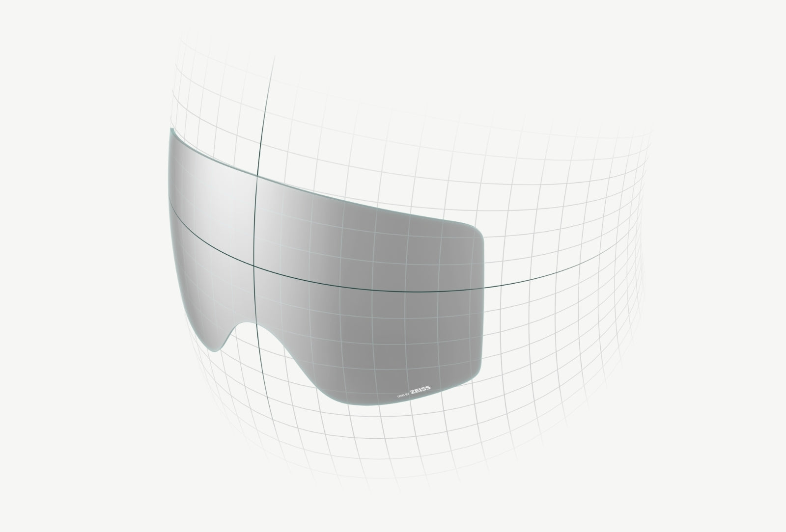 Toric lens diagram on a curvature background