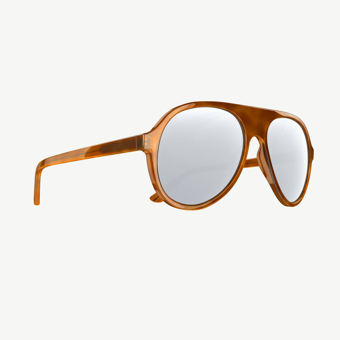 VALLON 80s-inspired Hazlewood sunglasses with full-mirror V52 lenses