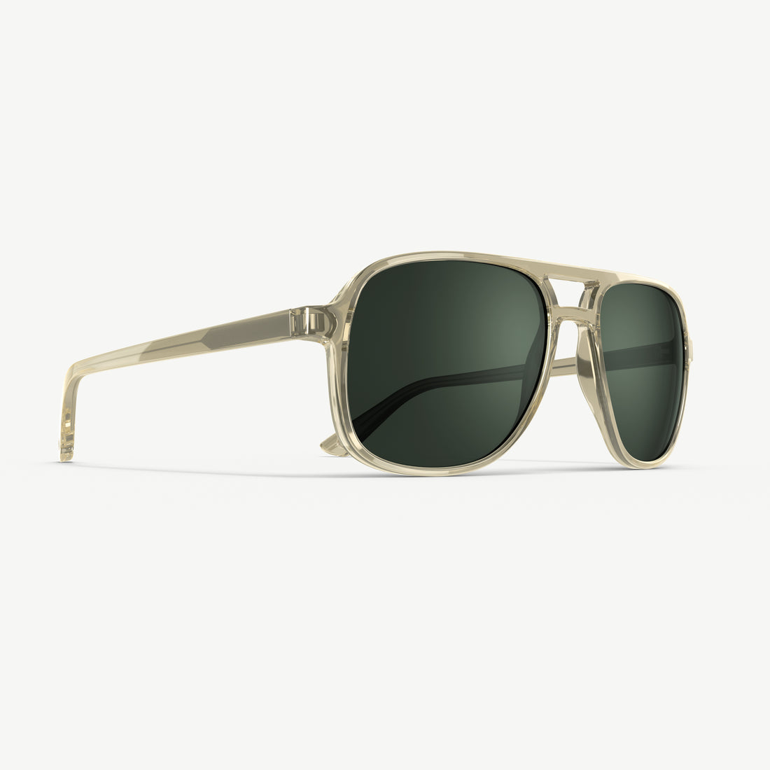 Side view of Howlin' sunglasses from VALLON in sage