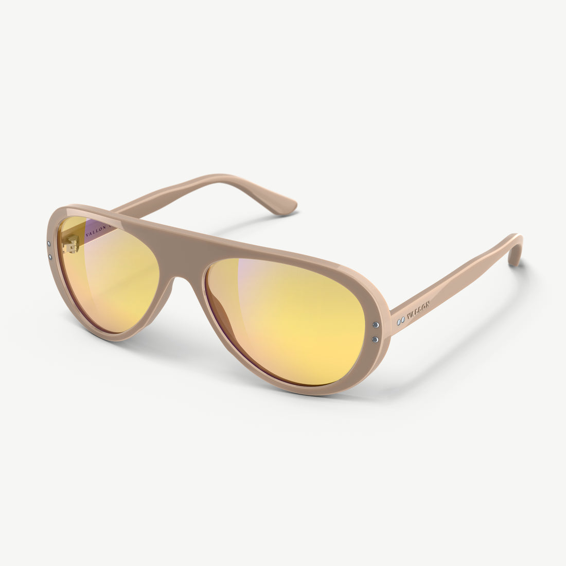 VALLON Moto Aviators sunglasses in desert-yellow
