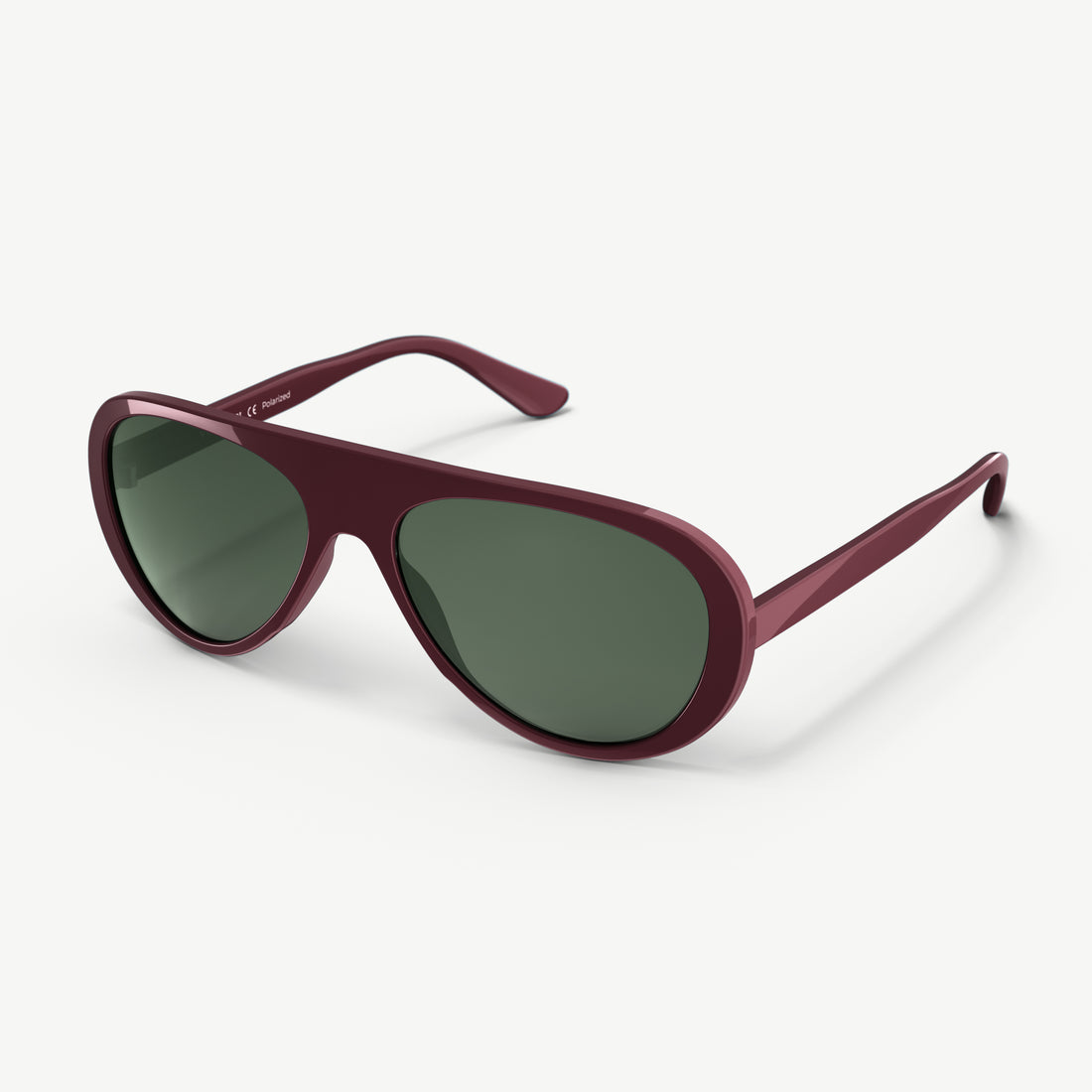 Side view of Surf Aviators polarized retro 70s-inspired sunglasses from VALLON