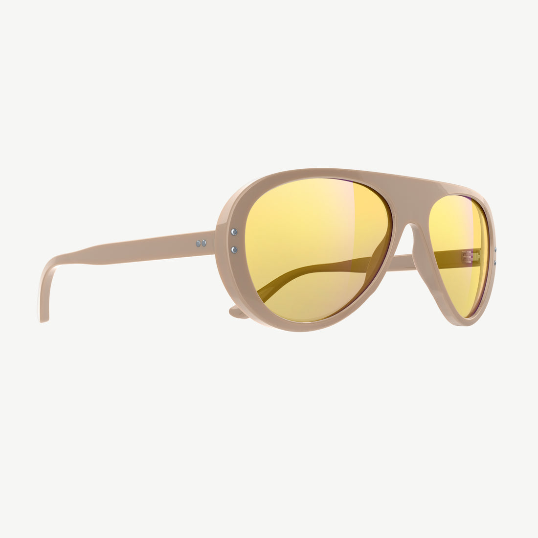 VALLON Moto Aviators sunglasses with yellow-tinted Cat. 1 lenses for night riding